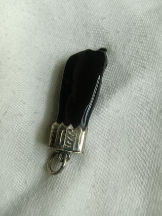 COLGANTE FIGA AZABACHE Y PLATA