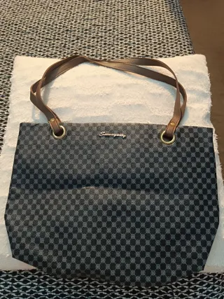 Bolso Sannysis Negro y Gris