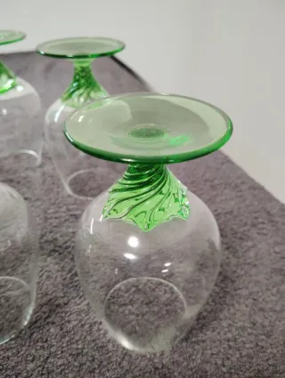 Juego 5 Copas Verdes