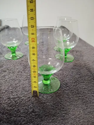 Juego 5 Copas Verdes