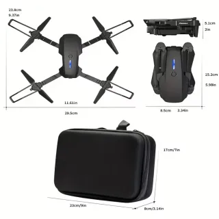 Dron E88 Pro LINK BEST Negro