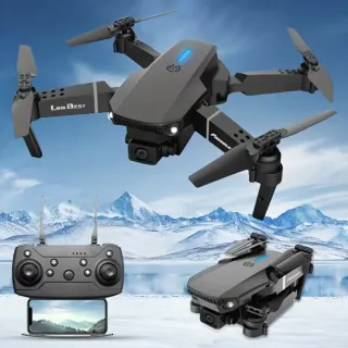 Dron E88 Pro LINK BEST Negro