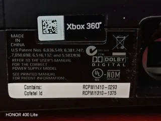 Consola Xbox 360 Modelo 1439 Negra