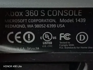 Consola Xbox 360 Modelo 1439 Negra