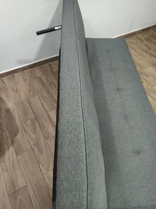 Sofá Cama Gris Tela