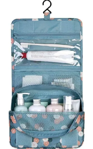 Neceser colgante floral