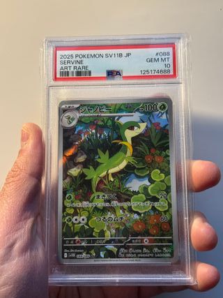 Carta Pokemon PSA 10 - Servine sv11B 088 AR Jap