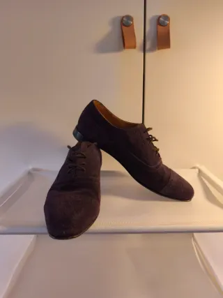 Zapatos Oxford Morados Suede