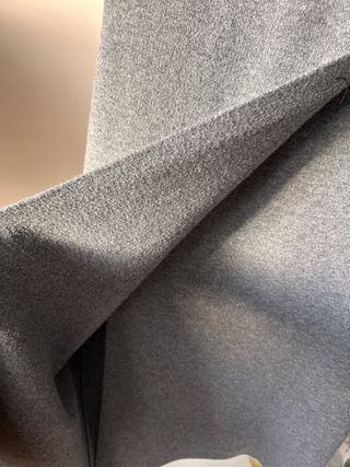 Vestido midi gris Zara