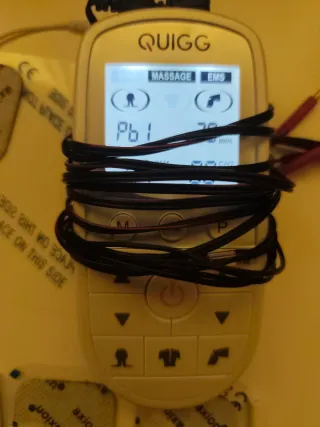 QUIGG Electroestimulador TENS EMS 4 Canales