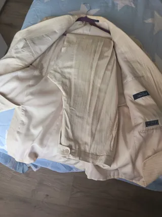 Traje de vestir hombre beige Young Martyno