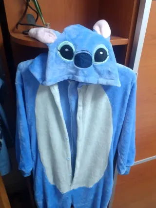 Pijama Entero Lilo y Stitch Azul