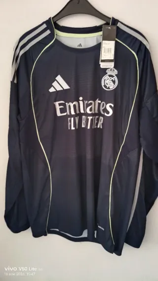 Camiseta Adidas Manga Larga Azul