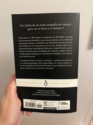 Libro Cumbres borrascosas