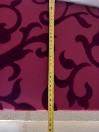 Cortinas de terciopelo burdeos