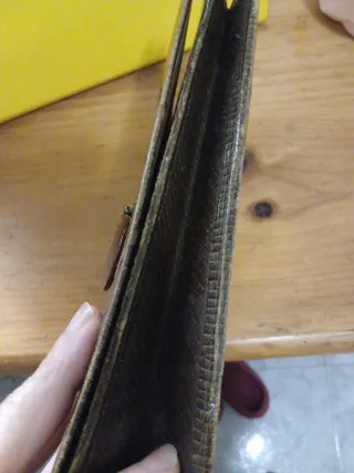 Bolso de piel vintage años 20