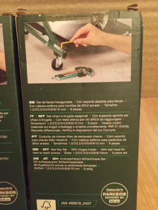 Juego de llaves Parkside