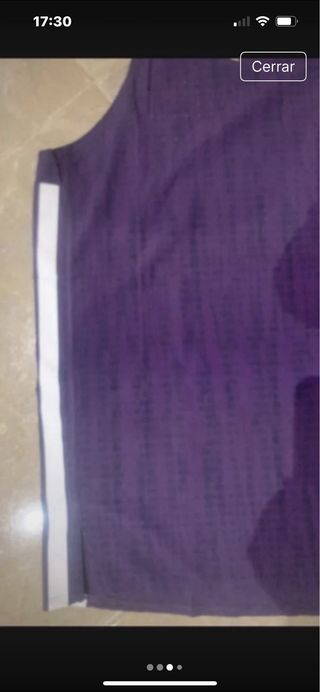 Camiseta tirantes Adidas Adizero promo morada