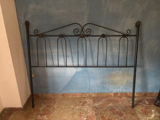 Cabecero de forja negro