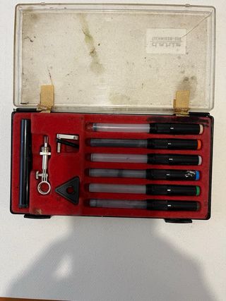 Set 6 Estilógrafos Dahle + Accesorios