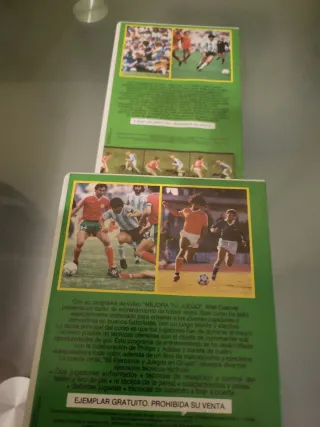 4 Cintas VHS Mejora tu Juego Fútbol