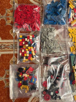 Lego Assortimento + 5 Alberi e Basi