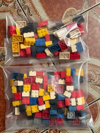 Lego Assortimento + 5 Alberi e Basi