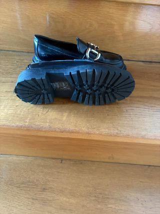 Mocasines T37 Negro Un Uso