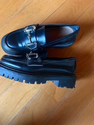 Mocasines T37 Negro Un Uso