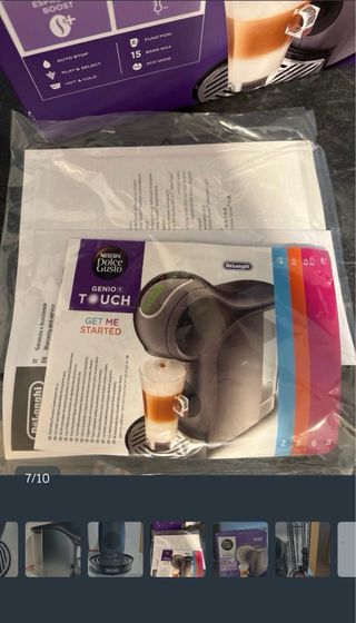 Cafetera Dolce Gusto Genius s touch DeLonghi