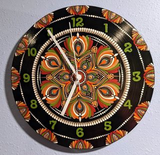 Espejo Decorativo Puntillismo