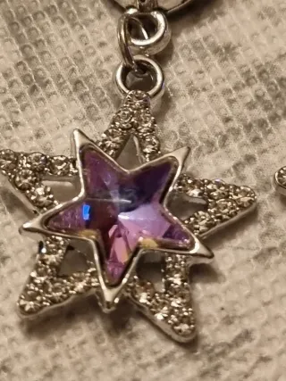 Orecchini pendenti stella e cuore