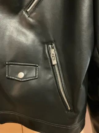 Giubbino chiodo similpelle XL Terranova