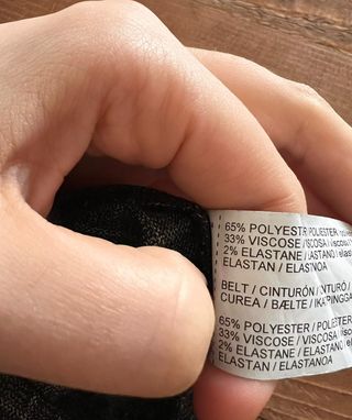 Abito donna MANGO grigio a quadri con cintura