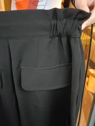 Pantalón Zara Negro Mujer