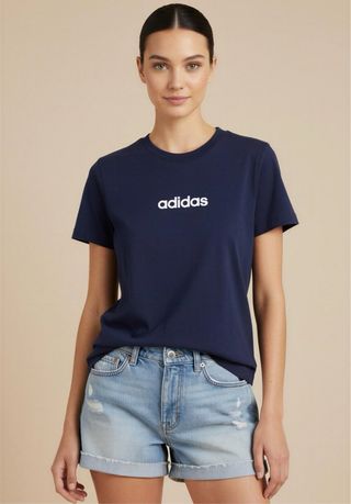 Camiseta Adidas azul manga corta nueva