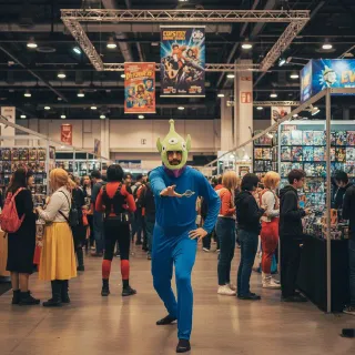 Disfraz Alien Marciano Talla L - Estilo Toy Story