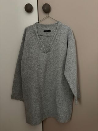 Vestido gris Stradivarius talla única