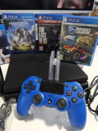 PS4 1Tb + 2 Mandos + 5 Juegos