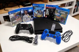 PS4 1Tb + 2 Mandos + 5 Juegos