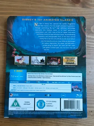 Snow white & the seven dwarfs Steelbook Zavvi #25
