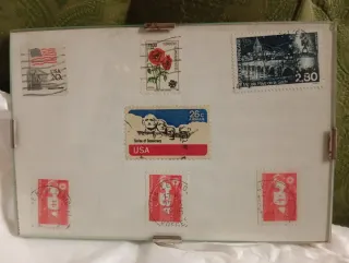 Lotto 7 Francobolli USA, Turchia, Francia