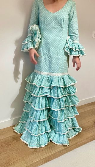 Traje de flamenca talla 40