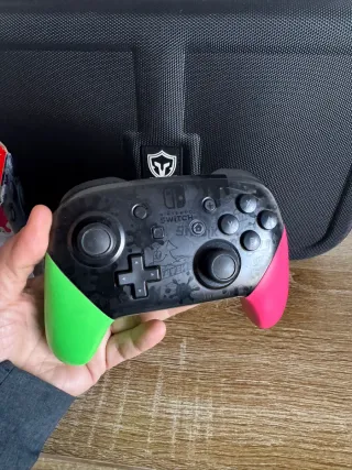 Controller Nintendo Switch Pro Splatoon 2 + Borsa