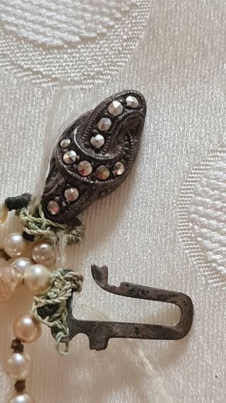 Lotto collane perle anni 30-50 da restaurare