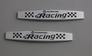 EMBLEMAS CON VOLKSWAGEN RACING LOGO