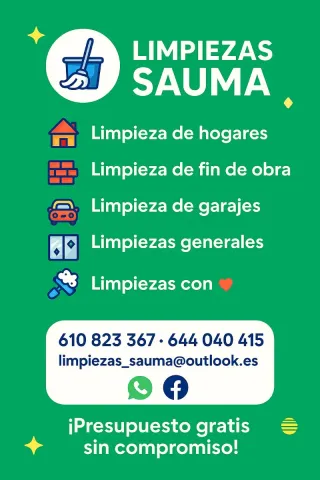 Limpiezas de todo tipo