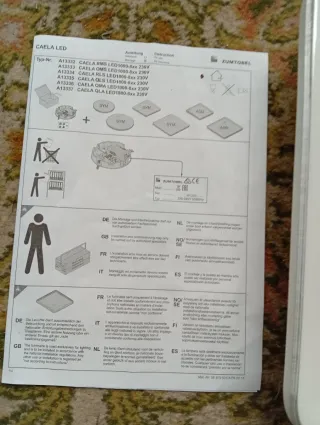 Panel de luz LED cuadrado alta iluminacion