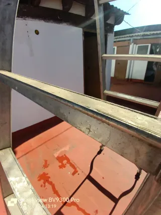 Escalera doble 9 peldaños tijera y recta