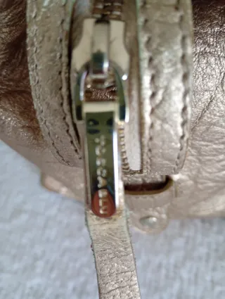 Bolso de piel Tosca Blu dorado